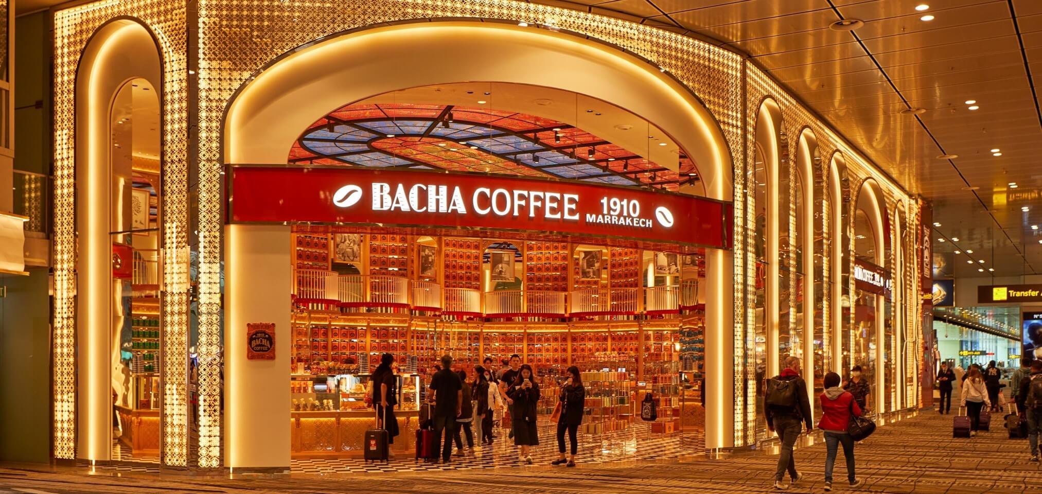 Bacha Coffee launches the Arch, a landmark travel retail flagship at Changi Airport Terminal 3.