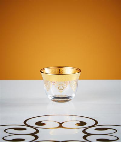 Levantine Coffee Bowl in Gold