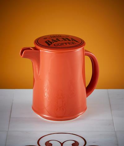 Signore Coffee Pot And Lid in Orange
